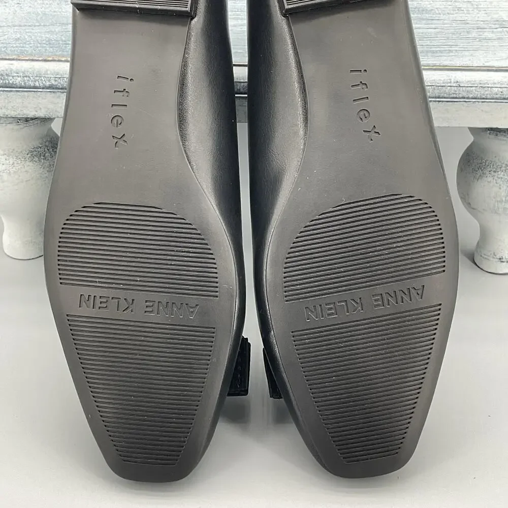 NEW Anne Klein Women’s Willow Ballet Flats Black Size 6M
